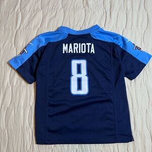 Nike Tennessee Titans Marcus Mariota Jersey Youth Large (7) On Field Football